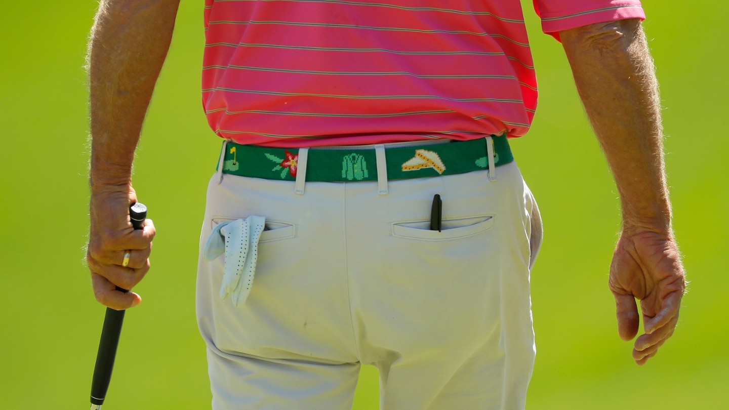 masters golf belt