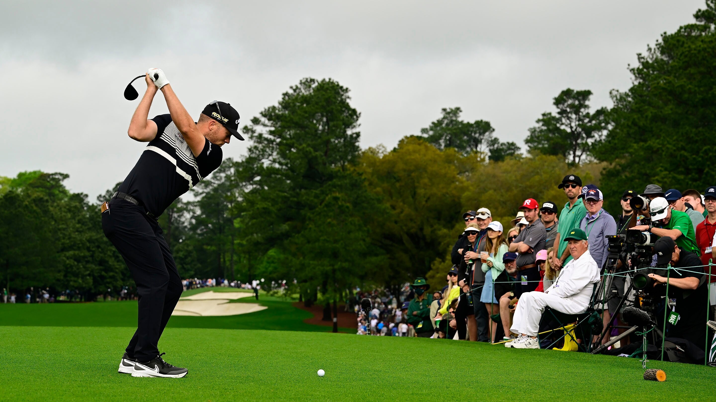 Talor Gooch Plays A Stroke From The No 1 Tee During The First Round Of 